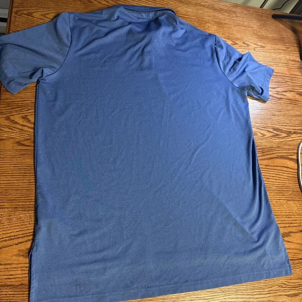 Caves Valley RLX Ralph Lauren Golf Polo Shirt Men's XL Blue Performance Stretch